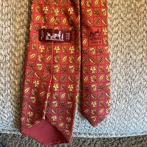 Hermes tie.   Autumn colors